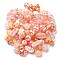 Acrylic Beads, Mixed Shapes, Orange, 8~51x8~51x6~27.5mm, Hole: 1.8~3.8mm, about 163pcs/350g, 350g/bag
