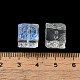 Прозрачные стеклянные бусины GLAA-D025-02J-3