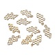 Кулоны из латуни с прозрачным фианитом ZIRC-F120-073G-4