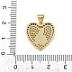 Латунные микро проложить кубического циркония подвески KK-P323-11B-G01-3