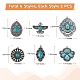 Подвески из сплава в тибетском стиле FIND-SZ0002-37-2
