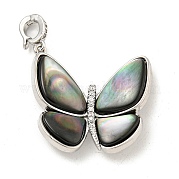 Латунные микропаве прозрачные подвески с фианитом KK-L211-020P-01