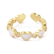 Позолоченные кольца-манжеты Heart Real 18k для девочек ZIRC-C021-05G