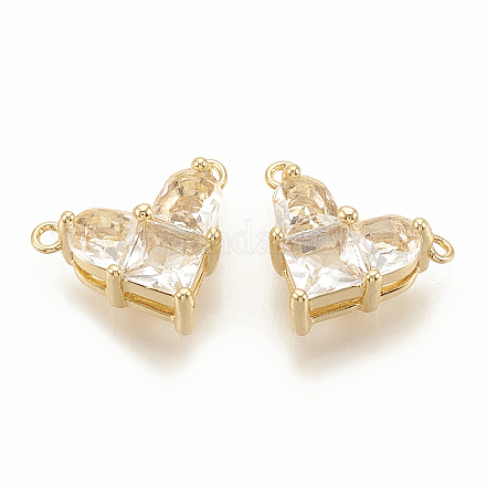 Латунь подвески циркония кубической X-KK-S340-12G-07-1