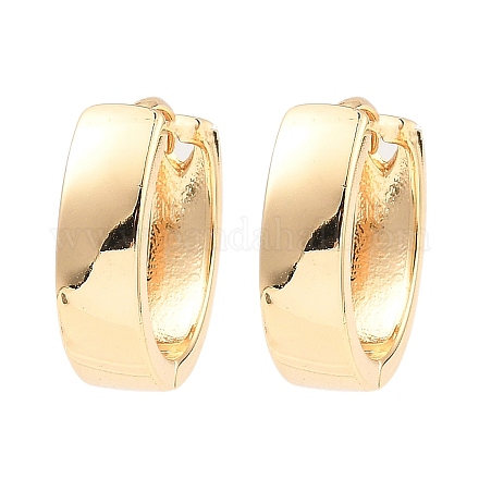 Серьги-кольца из латуни EJEW-I289-10B-KCG-1