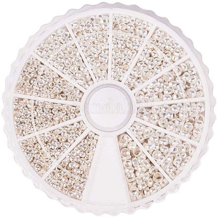 Зажимные бусины из латуни KK-PH0035-29S-1