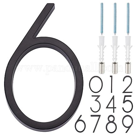 Этикетки с цифрами из цинкового сплава FIND-WH0061-83G-1