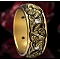 Alloy with Crystal Rhinestone Finger Rings, Antique Golden, US Size 11(20.6mm)