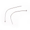 Tarnish Resistant 304 Stainless Steel Ball Head Pins, Stainless Steel Color, 49x0.5mm, 24 Gauge, Head: 1.5mm