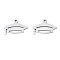 Non-Tarnish 201 Stainless Steel Pendants, Laser Cut, Hat, Stainless Steel Color, 11.5x16.5x1mm, Hole: 1.4mm