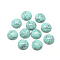 Synthetic Turquoise Cabochons, Dyed, Half Round/Dome, 20x6mm