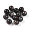 Resin Beads, Round, Two Tone, Dark Slate Gray, 8mm, Hole: 2mm