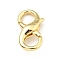Brass Double Opening Lobster Claw Clasps, for Jewelry Making Findings, Cadmium Free & Lead Free, Long-Lasting Plated, Real 18K Gold Plated, 18x10x5mm, Hole: 5mm and 5.5mm