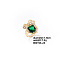 Elegant Brass Bowknot Finger Rings for Women, Fashionable Sparkling Delicate Hand Jewelry Full Rhinestones Ring, Green