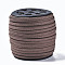 Faux Suede Cords, Faux Suede Lace, Saddle Brown, 5x1.5mm, 100yards/roll(300 feet/roll)