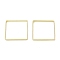 Rack Plating Alloy Linking Rings, Cadmium Free & Nickel Free & Lead Free, Square, Light Gold, 30x30x3mm, Inner Diameter: 28x28mm
