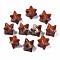 Natural Red Jasper Beads, No Hole/Undrilled, Merkaba Star, 11~13.5x11~13.5x11~13.5mm