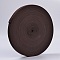 Colored Flat Elastic Rubber Band, Webbing Garment Sewing Accessories, Coconut Brown, 25mm, about 43.74 yards(40m)/roll