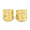 Rack Plating Brass Cuff Earrings, Cadmium Free & Lead Free, Real 18K Gold Plated, 10.5x13.5x11.5mm
