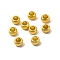 Alloy Beads, Rondelle, Matte Gold Color, 6.5x4.3mm, Hole: 3.6mm