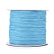 Nylon Thread, Nylon Jewelry Cord for Custom Woven Jewelry Making, Deep Sky Blue, 0.6mm, about 142.16 yards(130m)/roll