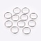 Iron Jump Rings, Open Jump Rings, Gunmetal, 16x1.2mm, Inner Diameter: 13.5mm