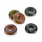 Natural Indian Agate Pendants, Donut/Pi Disc, 18x4.5~5.5mm, Hole: 5.5mm