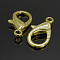 Zinc Alloy Lobster Claw Clasps, Antique Bronze, 30x17x6mm, Hole: 3mm