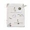 Burlap Packing Pouches, Drawstring Bags, Rectangle with Sailboat Pattern, Colorful, 17.7~18x13.1~13.3cm