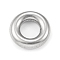 Non-Tarnish 304 Stainless Steel Linking Rings, Round Ring, Stainless Steel Color, 15x4mm, Inner Diameter: 7mm