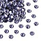 Preciosa® MAXIMA Crystal No Hotfix Flatback Stones, Czech Crystal, Dura Foiling, Round(438 11 615 Chaton Rose), 20410 Tanzanite, SS16(3.8~4mm)