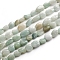 Natural Jadeite Beads Strands, Nuggets, 6.5~9.5x5.5~7.5x3.5~5.5mm, Hole: 0.8mm, about 50pcs/Strand, 15.67 inch(39.8cm)