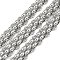 304 Stainless Steel Link Chains, Unwelded, with Spool, Stainless Steel Color, 13mm, about 16.40 Feet(5m)/Roll