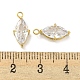 Подвески из нержавеющей стали 304 с кубическим цирконием STAS-L278-006G-01-3