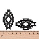 Подвески из окрашенного дерева тополя WOOD-S060-01C-3