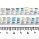 Стеклянные бусины с гальваническим покрытием  EGLA-H108-01A-AB01-4