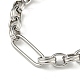 Браслеты-цепочки Figaro из нержавеющей стали 201 STAS-Z056-09P-2