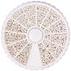 Зажимные бусины из латуни KK-PH0035-29S-1