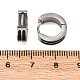 Серьги-кольца из нержавеющей стали 304 с эмалью EJEW-M001-21C-P-3