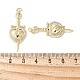 Латунные микро проложить кубического циркония подвески KK-F892-39G-3