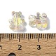 Гальванические стеклянные бусины EGLA-P059-01B-AB05-3