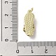 Латунные микро проложить кубического циркония подвески KK-E092-19G-02-3