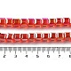 Стеклянные бусины с гальваническим покрытием  EGLA-H108-01A-AB04-4