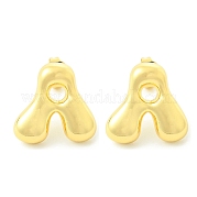 Серьги из латуни с покрытием стойки EJEW-S222-01G-A