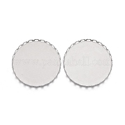 Кабошоны из нержавеющей стали марки 304 STAS-P249-16B-P