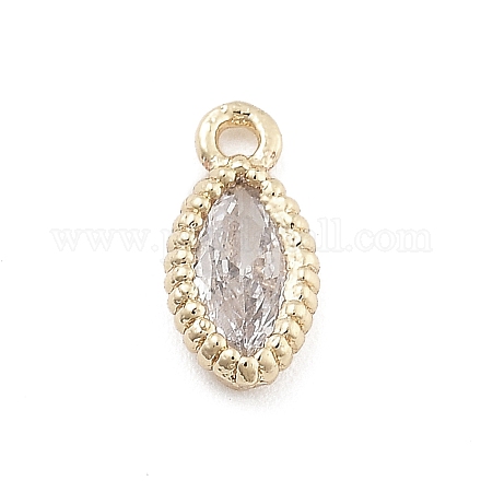 Латунные микро проложить кубического циркония подвески KK-M306-05G-03-1