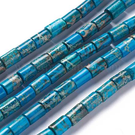Натуральные имперские нитки из яшмы G-P444-04F-1