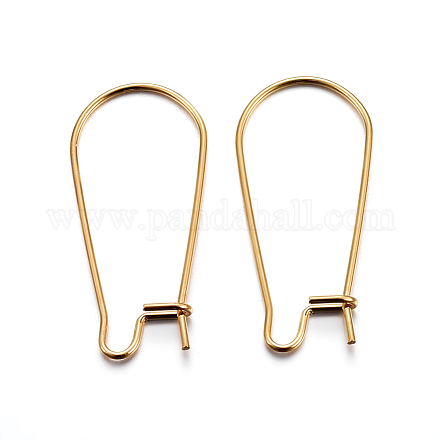 Фурнитура для сережек-колец из нержавеющей стали 304 STAS-P223-01G-03-1