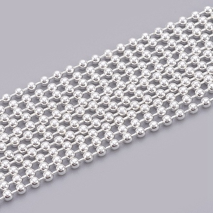Латунные шаровые бусинка цепи CHC-C008-2mm-S-1