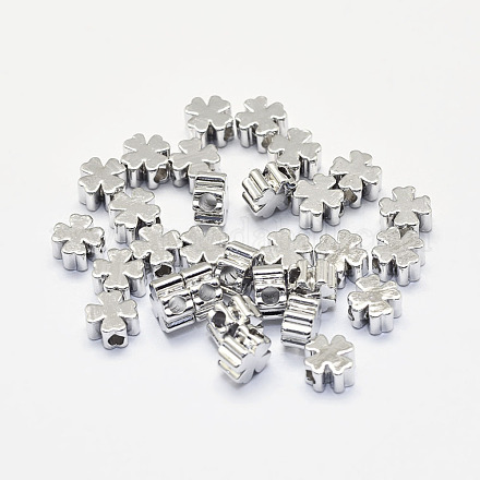 Долговечные латунные бусины KK-K193-057P-NF-1